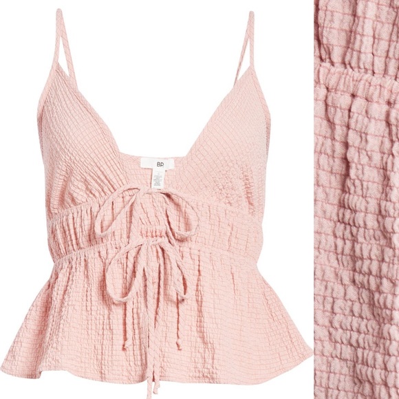 FINAL PRICE ❤️🔥 BP ✨ PINK CRINKLE CAMISOLE NWT - Picture 4 of 8